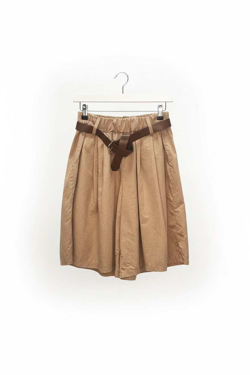 DEBRA Tailored Cotton Shorts