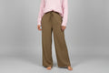 Tan Pin Stripe Trousers