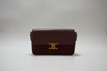 Berry Faux Suede and Leather Crossbody Bag