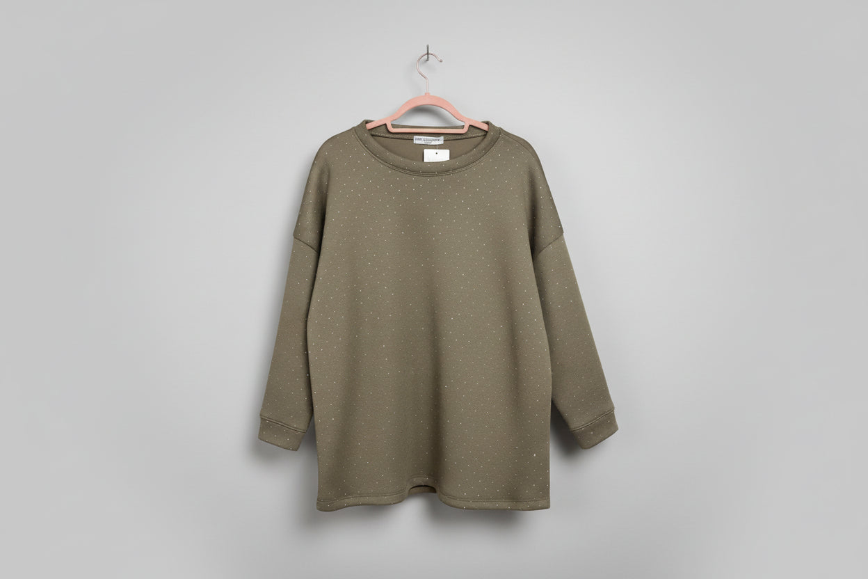 Taupe Co-ord Set with Sparkle Detail