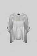 Stone Loose Fit Floaty Top