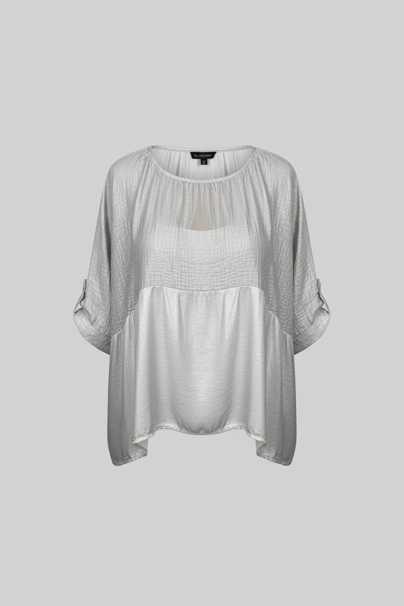 Stone Loose Fit Floaty Top
