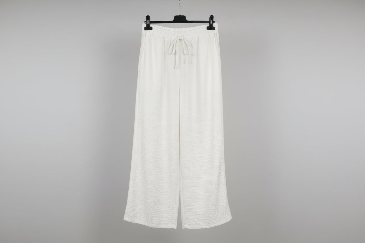 White Drawstring Trousers