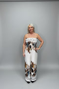 Aribella Bardot Jumpsuit – Cream