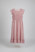 Gaynor Polka Dot Midi Dress –