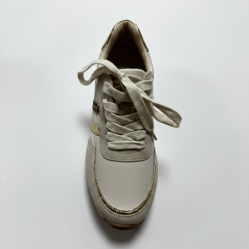 Olivia Gold Metallic Trainer