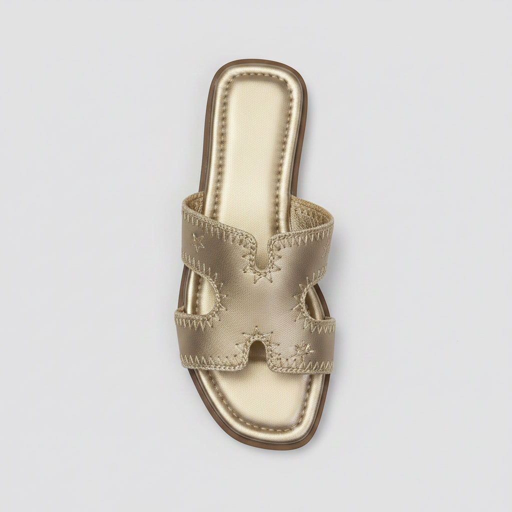 Nyomi Cut Out Design Slide Sandal