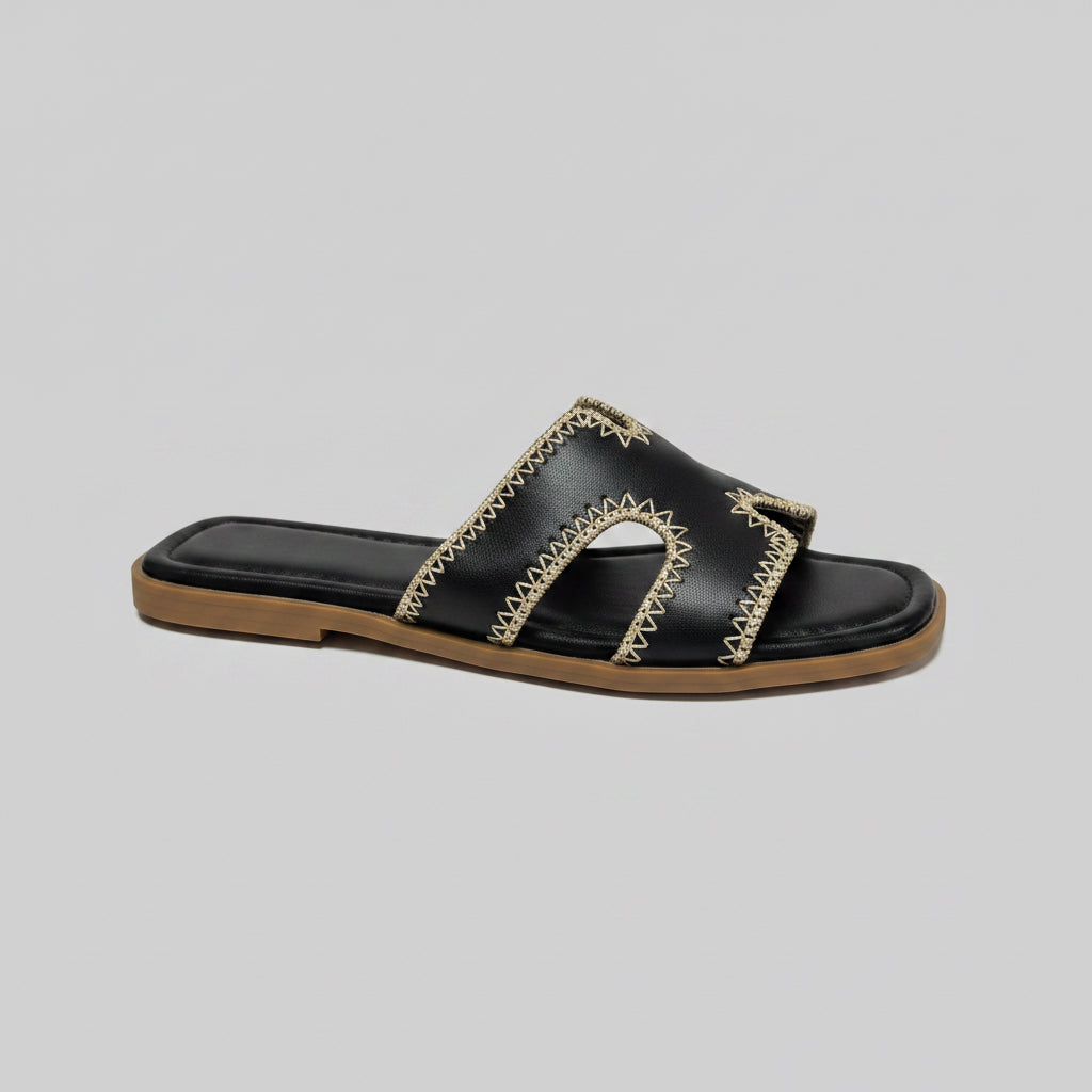 Nyomi Cut Out Design Slide Sandal