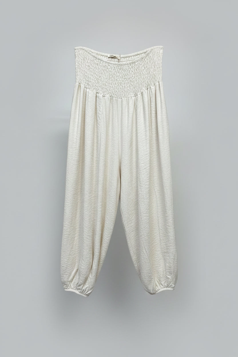 MELLISA High Waist Elasticated Harem Trousers