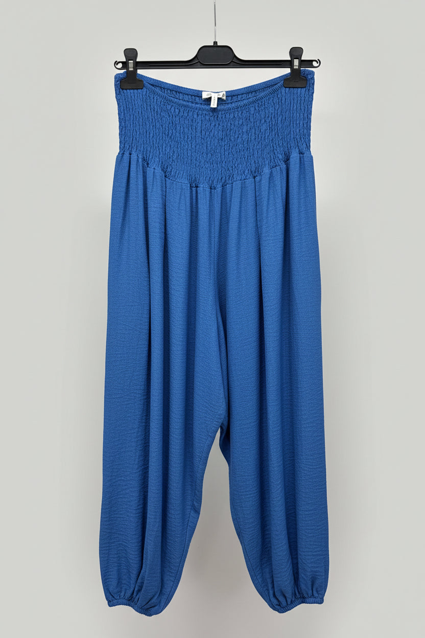 MELLISA High Waist Elasticated Harem Trousers