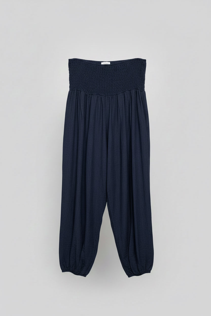 MELLISA High Waist Elasticated Harem Trousers