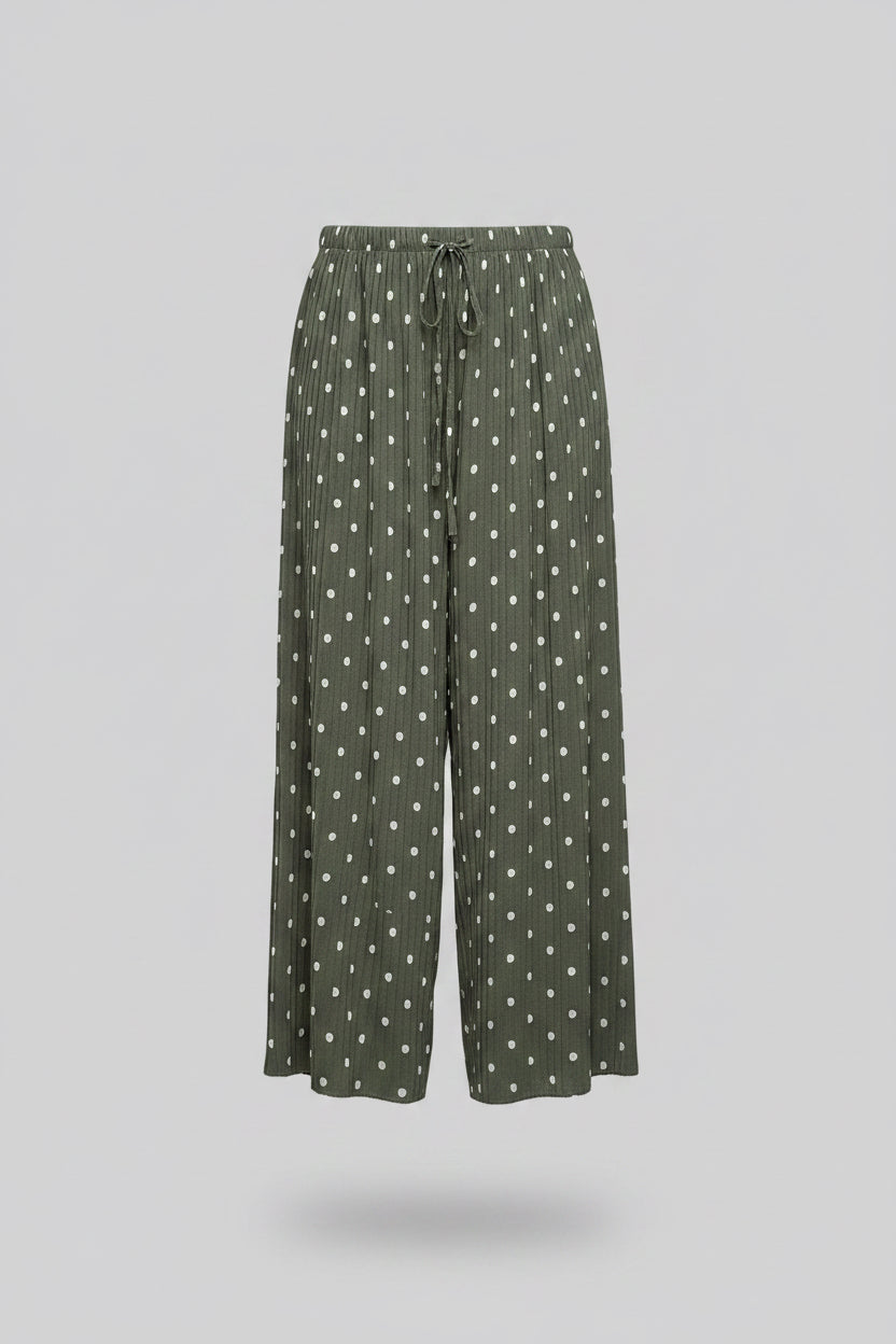 IVY Polka Dot Pleated Trouser