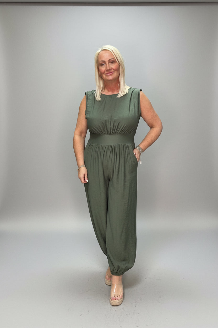 SUZIE Sleeveless Harem Jumpsuit