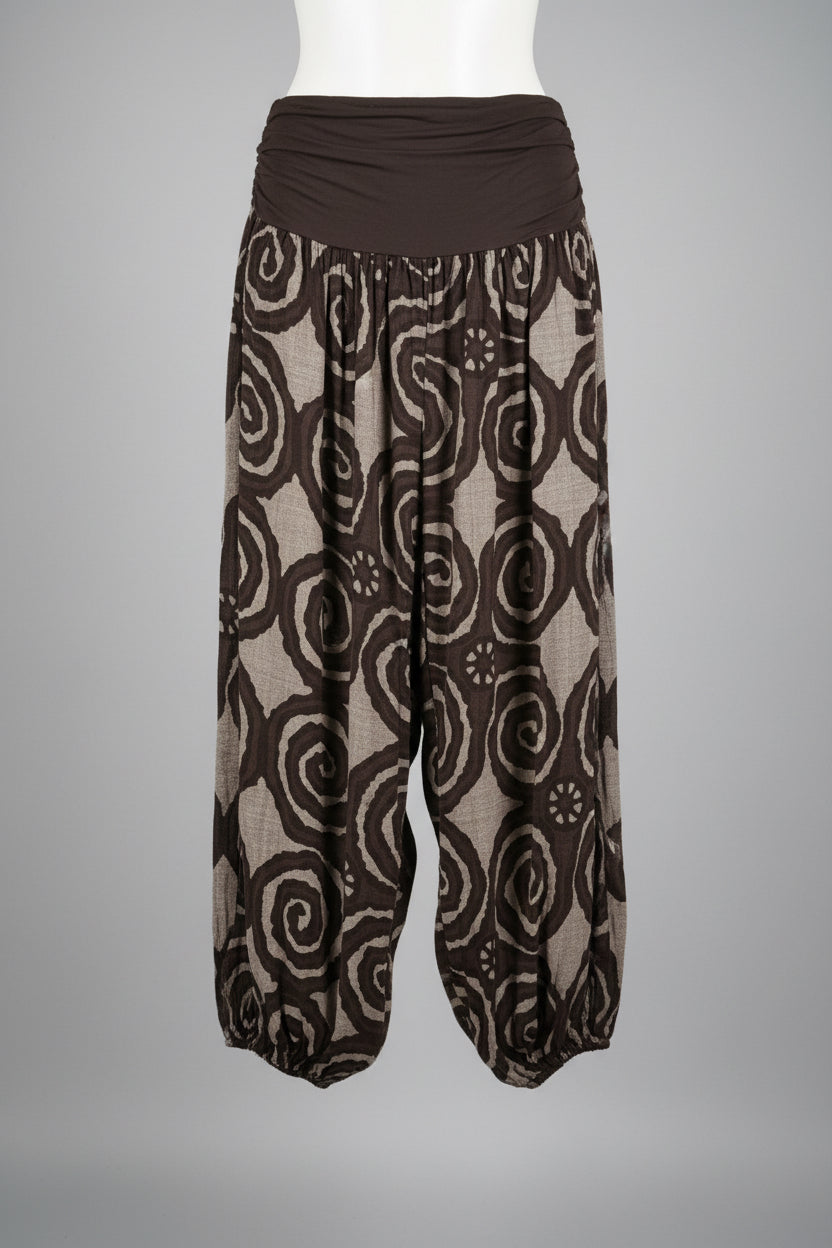 SARA High Waist Harem Trousers