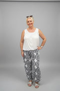 SARA High Waist Harem Trousers