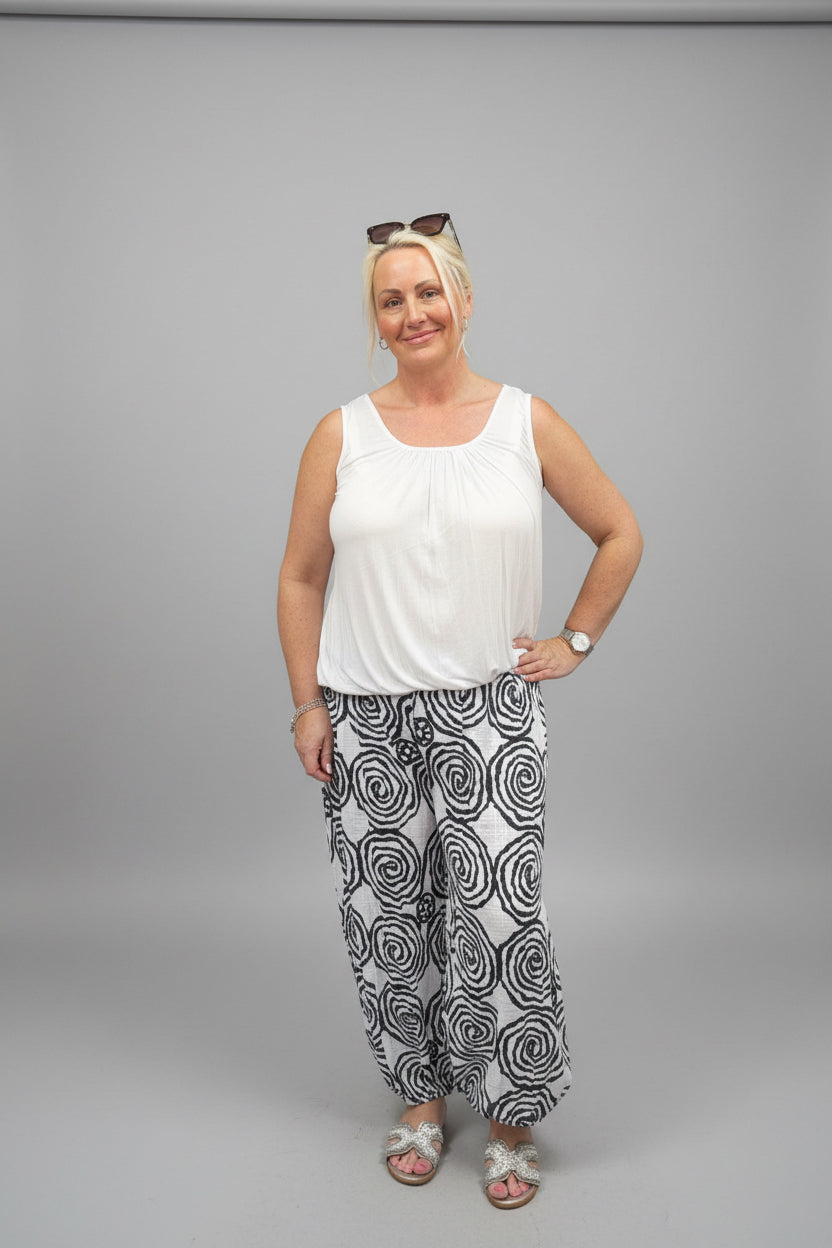 SARA High Waist Harem Trousers