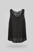 VALENCIA Detailed Linen Vest