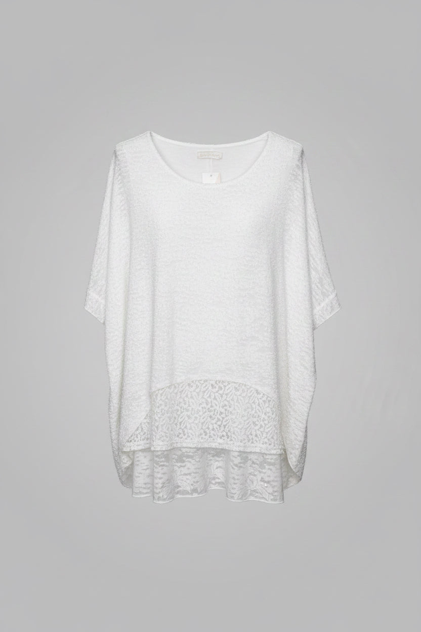 ANITA Textured Short sleeve top