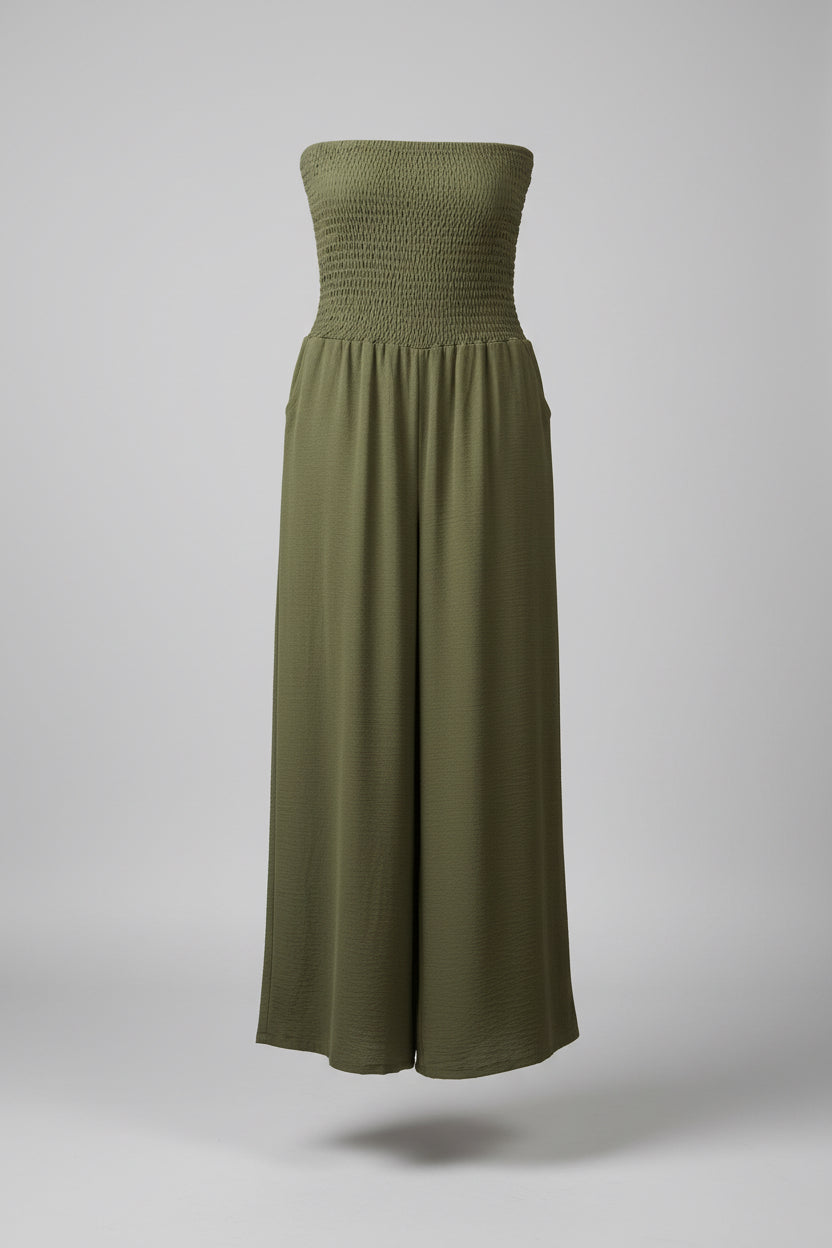 BELLA Strapless Stretch Jumpsuit