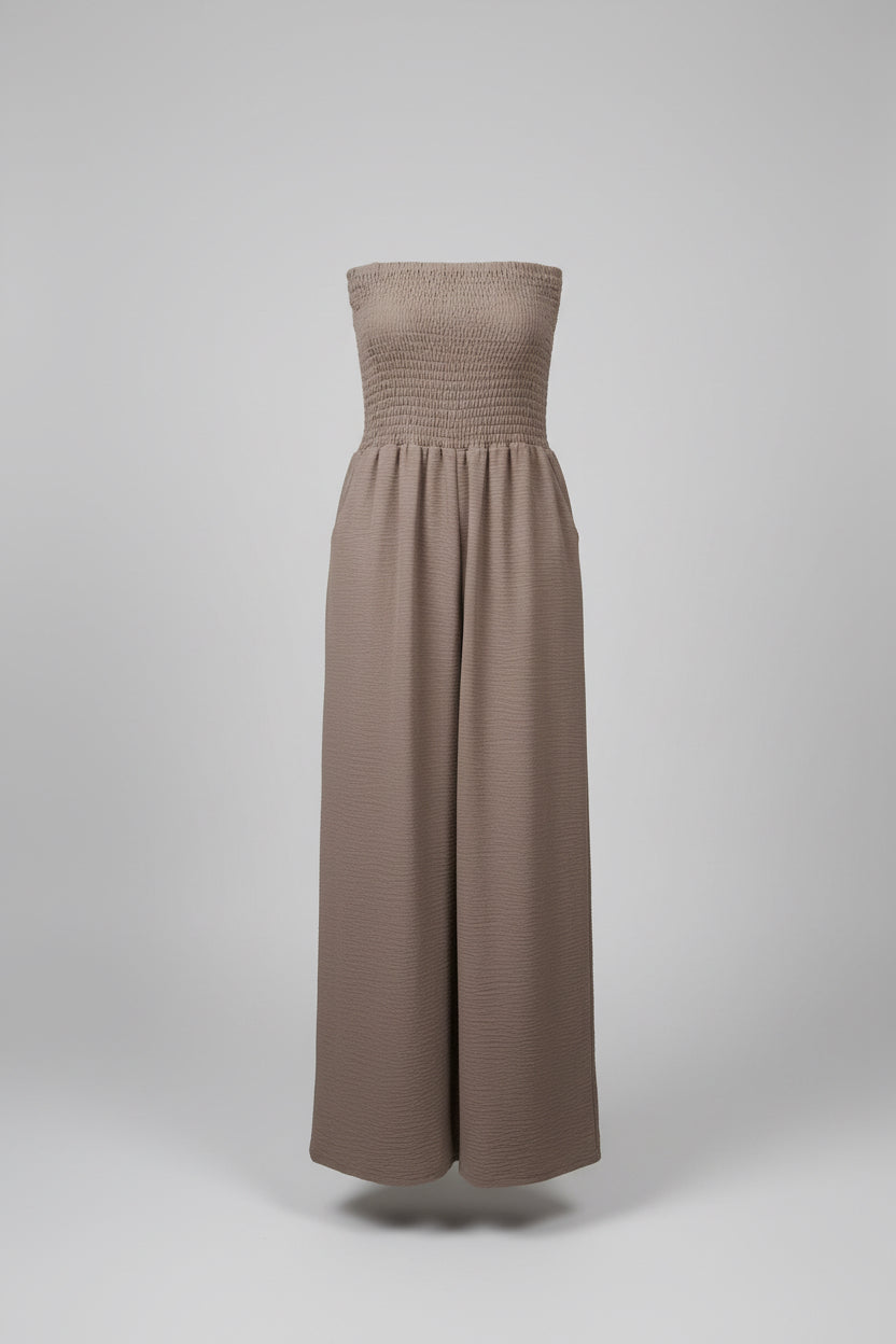BELLA Strapless Stretch Jumpsuit