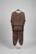 Waffle Fabric Co-ord Set – Hareem Style Trousers