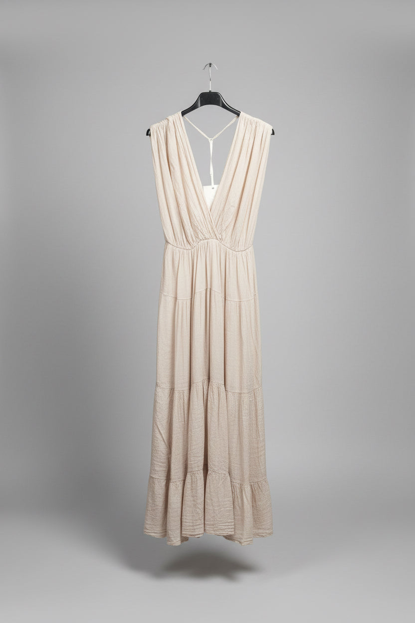 LUCIA Tiered Midi Dress