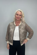 PRESLEY Lace Bomber Jacket