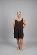 KIRSTY Gold Hardware Pleated Playsuit