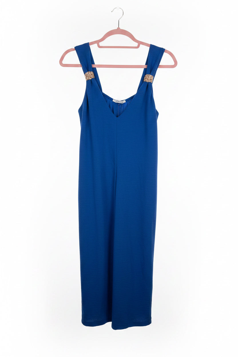 KIRSTY Gold Hardware Pleated Playsuit